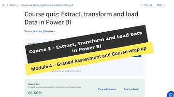 extract transform and load data in power bi coursera week 4 answers || theanswershome