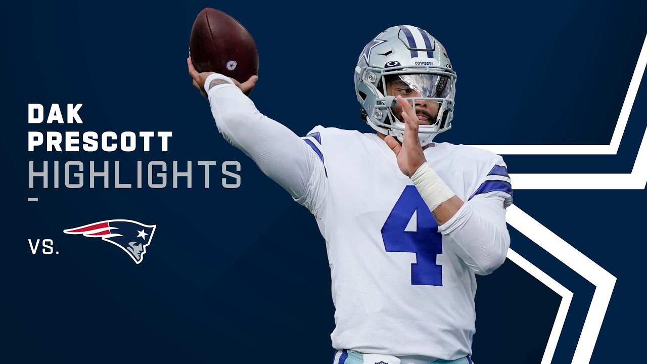 Dak Prescott's Best Plays from 445-Yd Game vs. Patriots | NFL 2021 Highlights