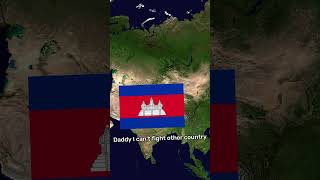 khmer empire and cambodia vs all Asian #shorts #history