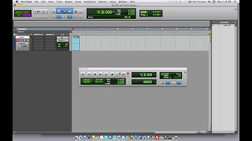 Pro Tools Basics - Part 1 - Session setup and File Managemanet