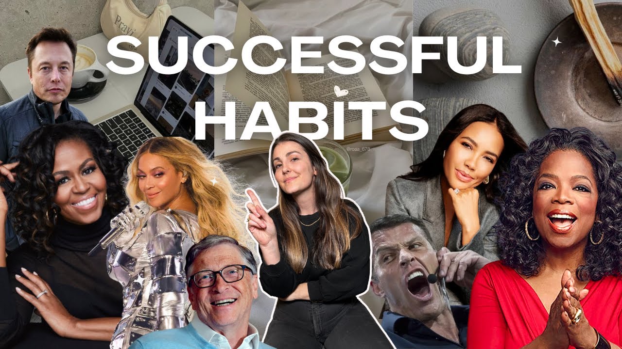 LES HABITUDES PRODUCTIVES DE CES PERSONNES CELEBRES - YouTube