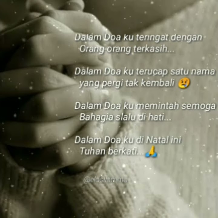 Story Wa 'Doa di malam Natal'