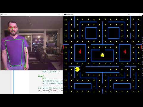 Body Pose Control Pac-Man! | AI-Powered Gesture Play with Python ...