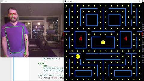 Body Pose Control Pac-Man! | AI-Powered Gesture Play with Python & OpenCV