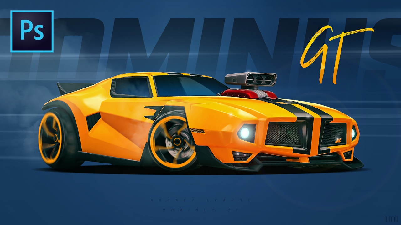 Making Of Dominus Gt Wallpaper Photoshop Time Lapse Tutorial