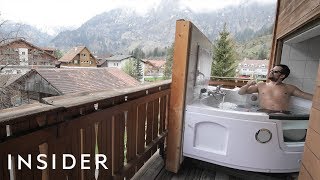 Soak In A Transforming Hot Tub In The Swiss Alps