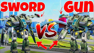 🔥SWORD Unit-190 - Gun Vs Sword - Deatiled Comparison - war robots - This vs That