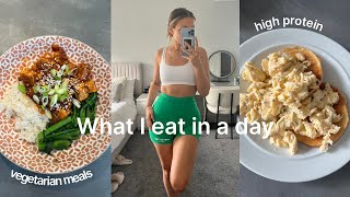 WHAT I EAT IN A DAY | simple high protein meal ideas