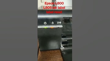 Epson L800 L805 ink label  label reset#printer #epson #service #printersupportsoftware