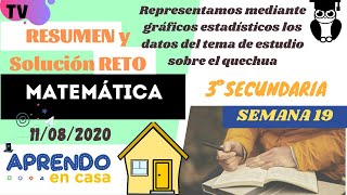 TAREA RESUELTA DE APRENDO EN CASA | MATEMATICAS 3 SECUNDARIA - TV PERU 11-08-2020