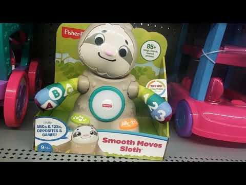 the-fisher-price-smooth-moves-sloth,-for-sale-at-walmart-on-dewey-avenue-in-greece,-new-york,-decemb