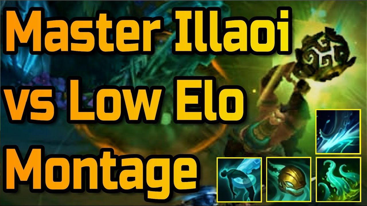 Master Top Illaoi Main vs Low Elo Montage Season 9 Rank #1 Illaoi OCE