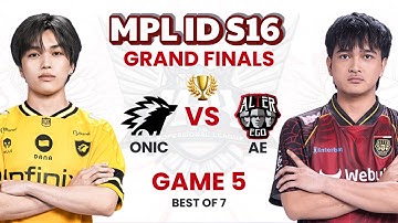 ONIC vs Alter Ego Esports Game 5 | Grand Finals | MPL ID Season 16