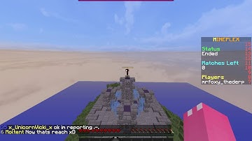 Mineplex Hacker | Kill Aura & Anti KB | mrfoxy_thederp