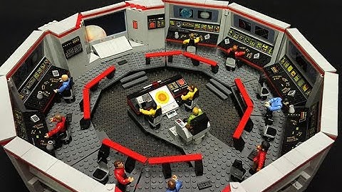 Complete Enterprise Bridge - A Star Trek Mega Bloks Custom Build by Goodwill Hunter