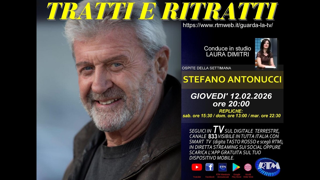Tratti e ritratti con Stefano Antonucci