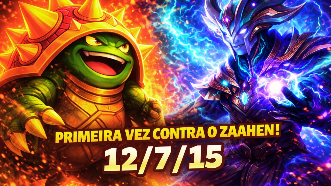 PRIMEIRA VEZ CONTRA O ZAAHEN NO TOP! | Luanmmus