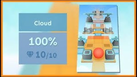 TimeTurner RS | Rolling Sky | Tutorial Level 1 | Cloud 100% 10/10 Gems