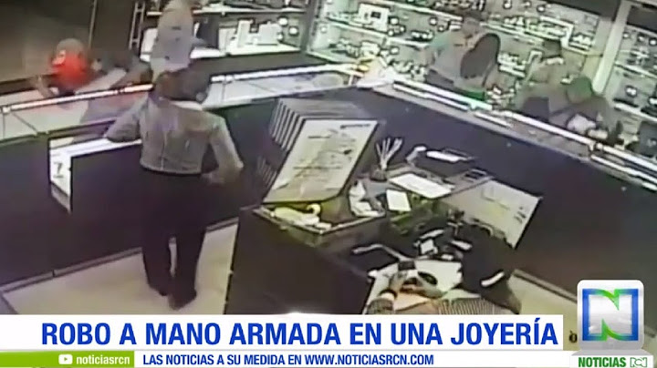 En 40 segundos, delincuentes roban joyería en Bucaramanga