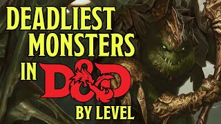 Deadliest Monsters in Dungeons and Dragons 5e by CR - Part One