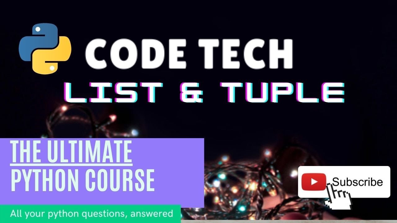 list and tuple part 1 in python || list in python || tuple in pyhton