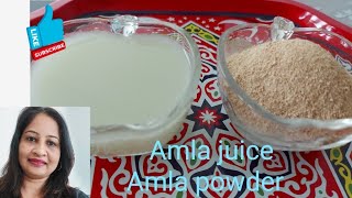 Organic amla juice and organic amla powder at home/benifits of amla juice/how to drink daily