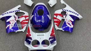 Cbr250R Mc19 1988-1989 Fairing White Blue Red