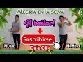 Alegra en la selva  pasos para hombre y mujer  danza coreografia dale clic suscribirse