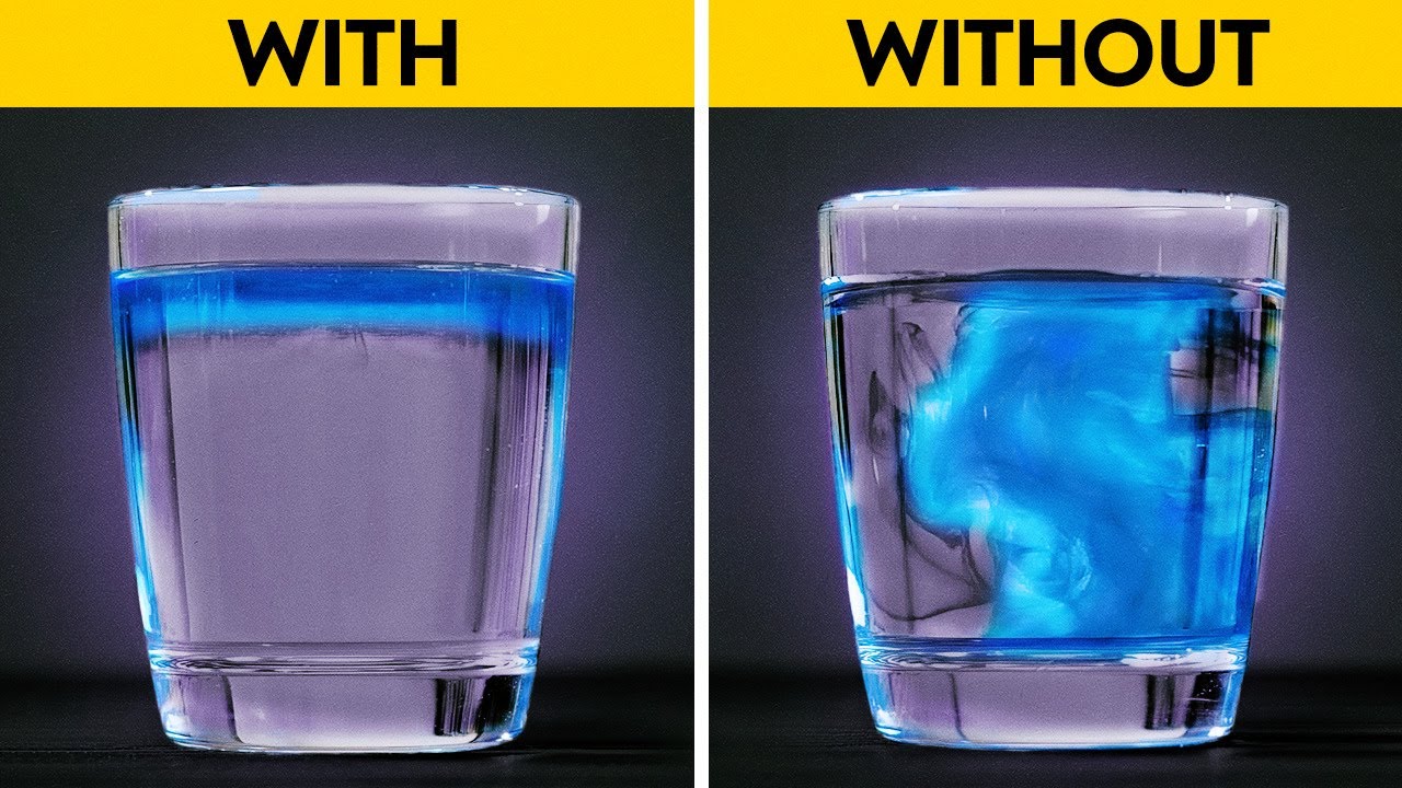 DENSITY OF WATER || Cool Bright Experiments You Can Do At Home