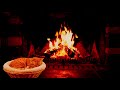 Cozy Fireplace Ambience with Gentle Cat Purring for Deep Relaxation
