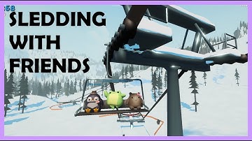 Funny Slopes & Chaos with Friends 😂❄️ | The Sledding Game Compilation #1