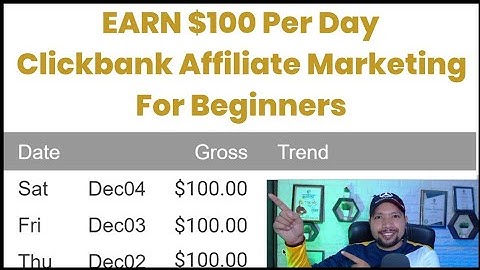 Earn $100 Per Day CLICKBANK Affiliate Marketing For BEGINNERS Clickbank Affiliate Marketing Tutorial