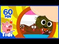 Best POO Song & Comic Laughter Songs Compilation 60M 😁 | Happy Nursery Rhymes for Kids & Toddlers