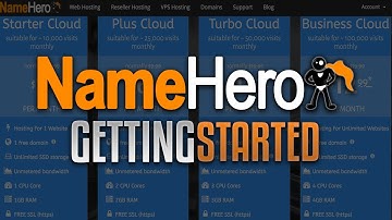 How To Get Started With NameHero - High Speed Cloud Web Hosting