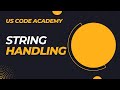 String Handling in C++ | Functions for String Handling