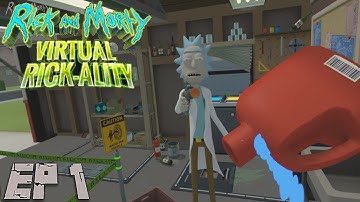 Cloned For Laundry Ep 1 Rick and Morty Virtual Rick ality