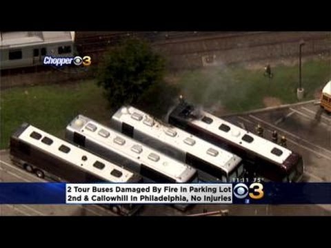 Tour Buses Belonging To Famous Rock Bands Damaged By Fire In ...