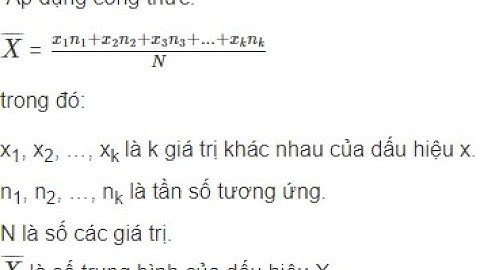 VIẾT KÝ HIỆU X TRUNG BÌNH CÓ DẤU GẠCH NGANG TRÊN ĐẦU