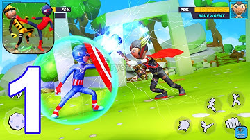 Stickman Fighter: Karate Games - Gameplay Walkthrough Part 1 Stickman Fighting Game (iOS,Android)