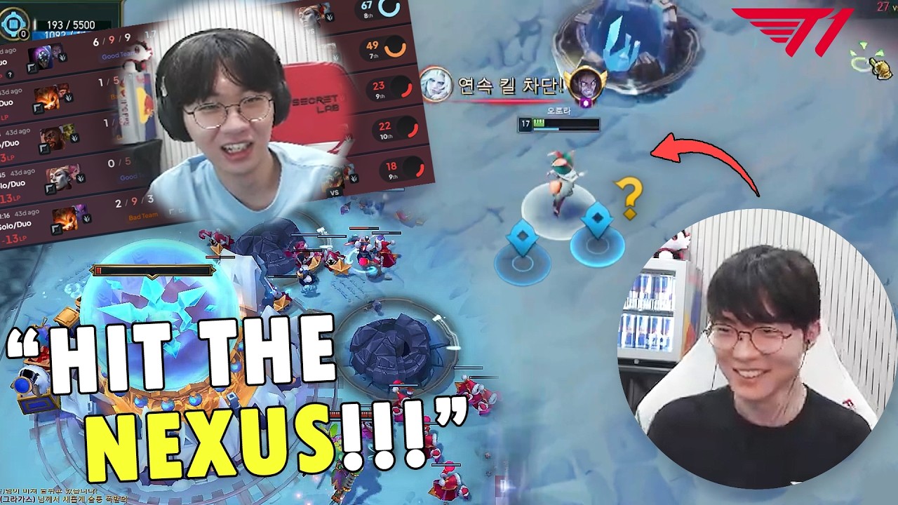 [ENG] T1 Faker Trolls Doran After Sending Him Into an All‑Day Losing Streak