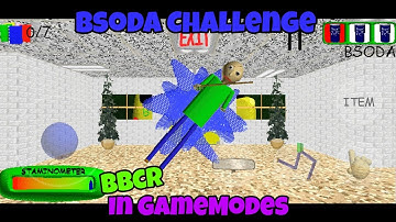 The Bsoda Challenge! Baldi