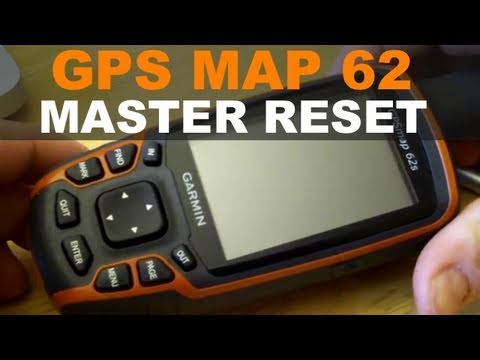 Garmin GPSMAP 62 64 64X - How to Master Reset