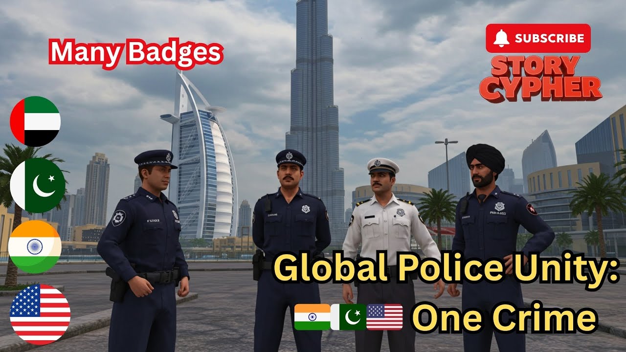 🌍🚓 Global Police Unity: 🇮🇳🇵🇰🇺🇸 One Crime, Many Badges | DOCUMENTARY   |STORY CYPHER  