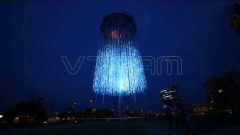 Flexible soft led mesh screen- transparent 3D creative LED display ( VTEAM)