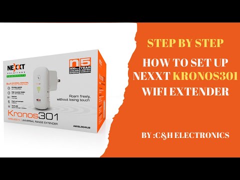 How to set up Kronos301 WIFI Extender/English Version