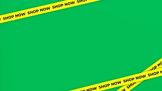 Green Screen Shop Now Banner Animation | 4K | Global Kreators