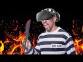 Practicing the prison shank in VR before I go to jail in real life