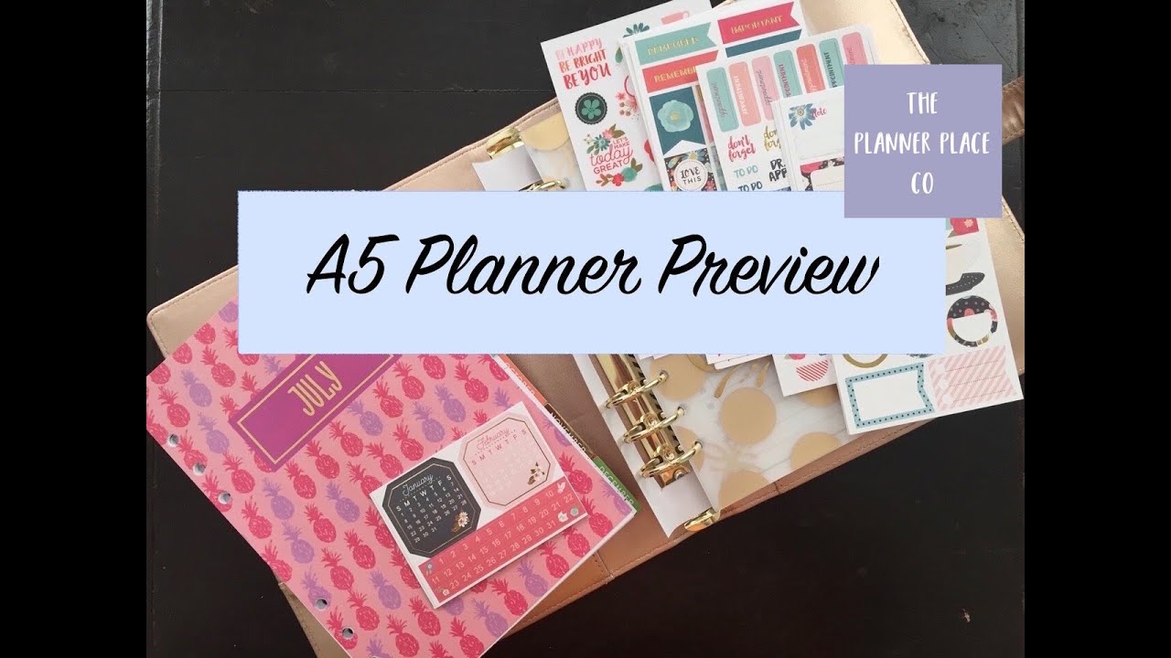 Recollections Planner & Stickers A5 Planner Setup YouTube