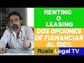 Financiacion para autonomos | Leasing Renting Compra | Que es | Autonomos | Arrendamiento Financiero