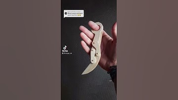 DIY POPSICLE MORPHING KARAMBIT RESULTS